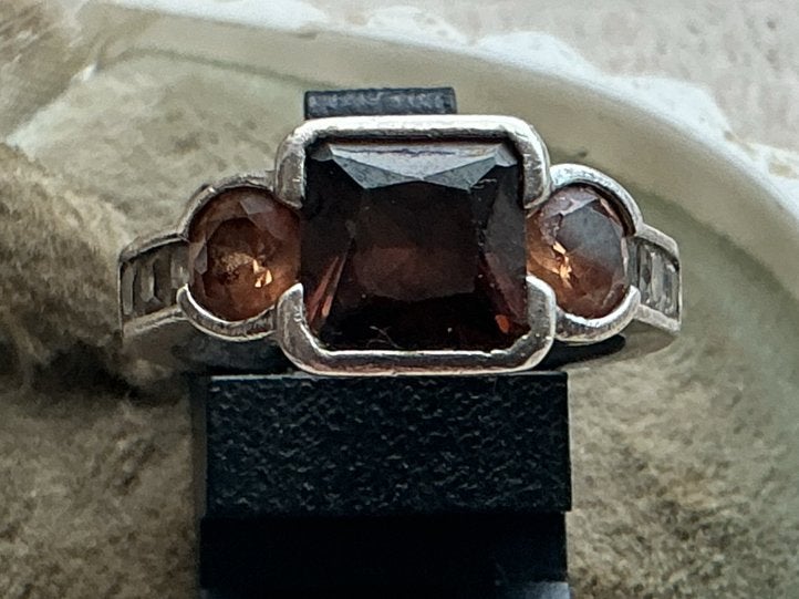 PRACHTIGE MASSIEVE 925 ZILVER TI SENTO RING MET EDELSTENEN, Verzenden, Zilver, Ring, Met edelsteen
