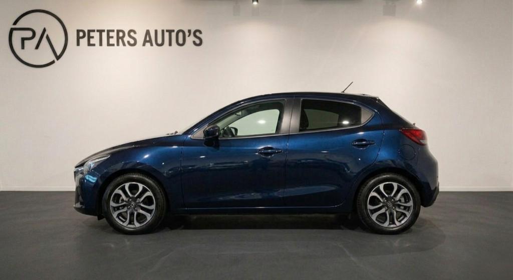 Mazda 2 1.5 Skyactiv-G GT-M volledig Led/Pdc/Stoelverwarming, Voorwielaandrijving, Gebruikt, 4 cilinders, Blauw
