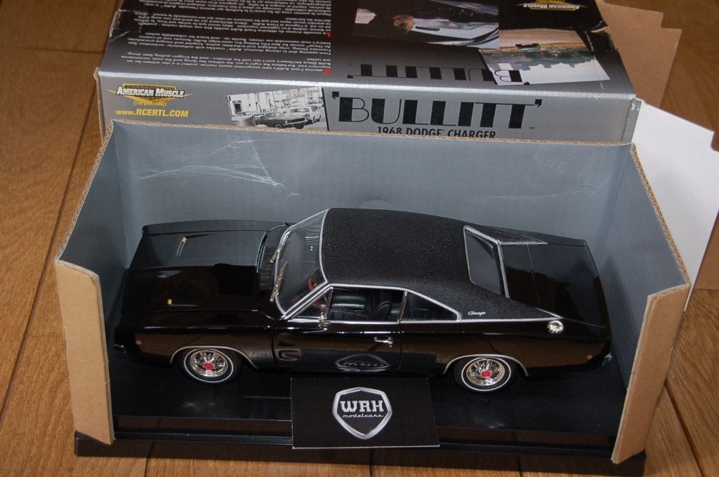 1:18 DODGE CHARGER BULLIT MOVIE CAR ERTL WRH, Hobby en Vrije tijd, Modelauto's | 1:18, Verzenden, Zo goed als nieuw, Auto, ERTL