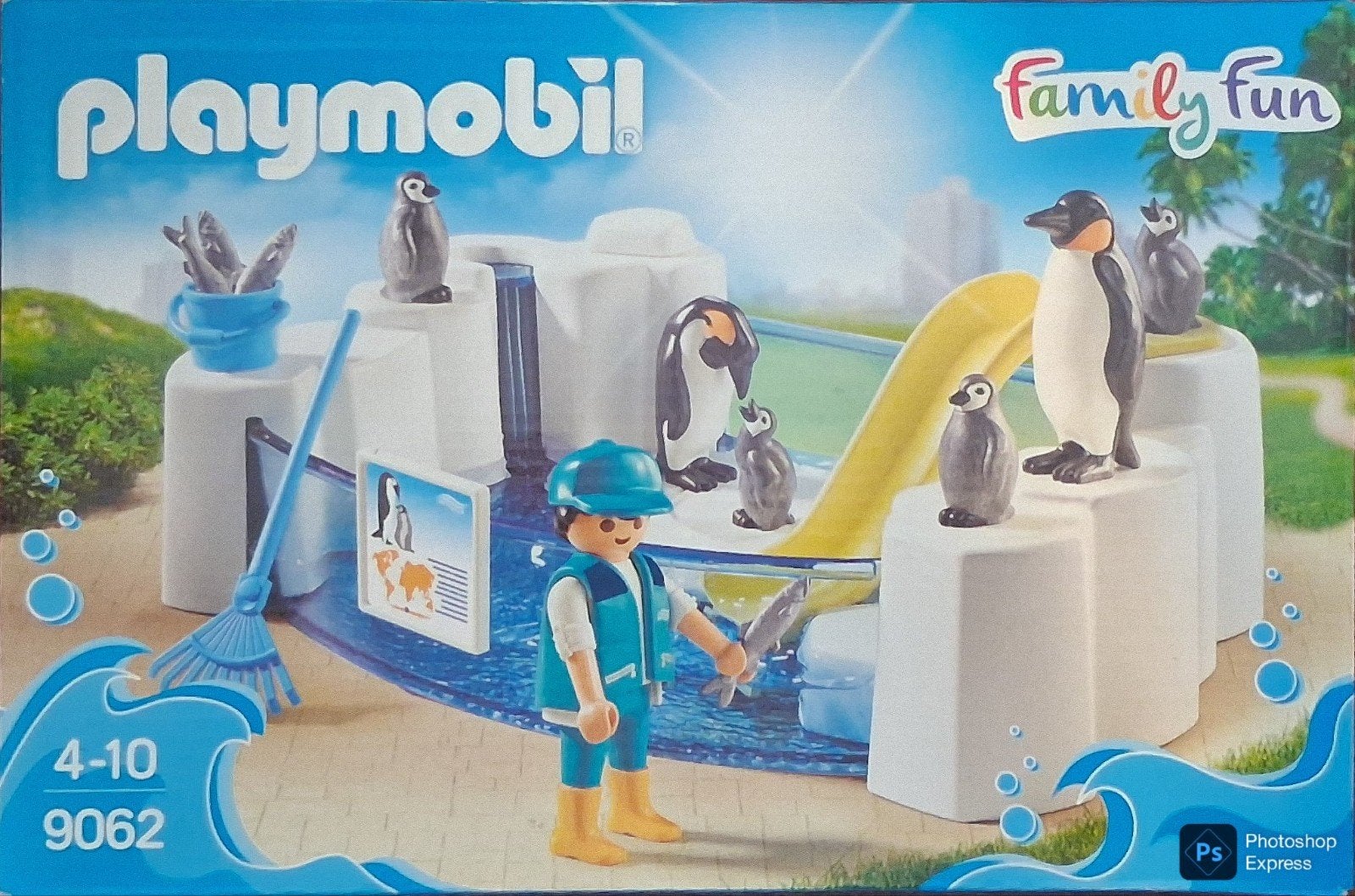 Family Fun Pinguïnverblijf 9062, Kinderen en Baby's, Speelgoed | Playmobil, Ophalen of Verzenden, Gebruikt, Complete set
