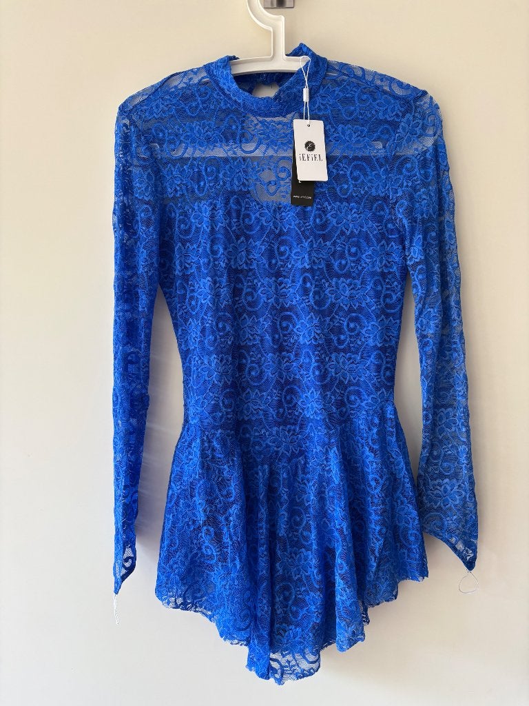 Kunstschaatspakje maat M NIEUW met kaartjes eraan €39,95, Maat 38/40 (M), Overige typen, Blauw, Nieuw