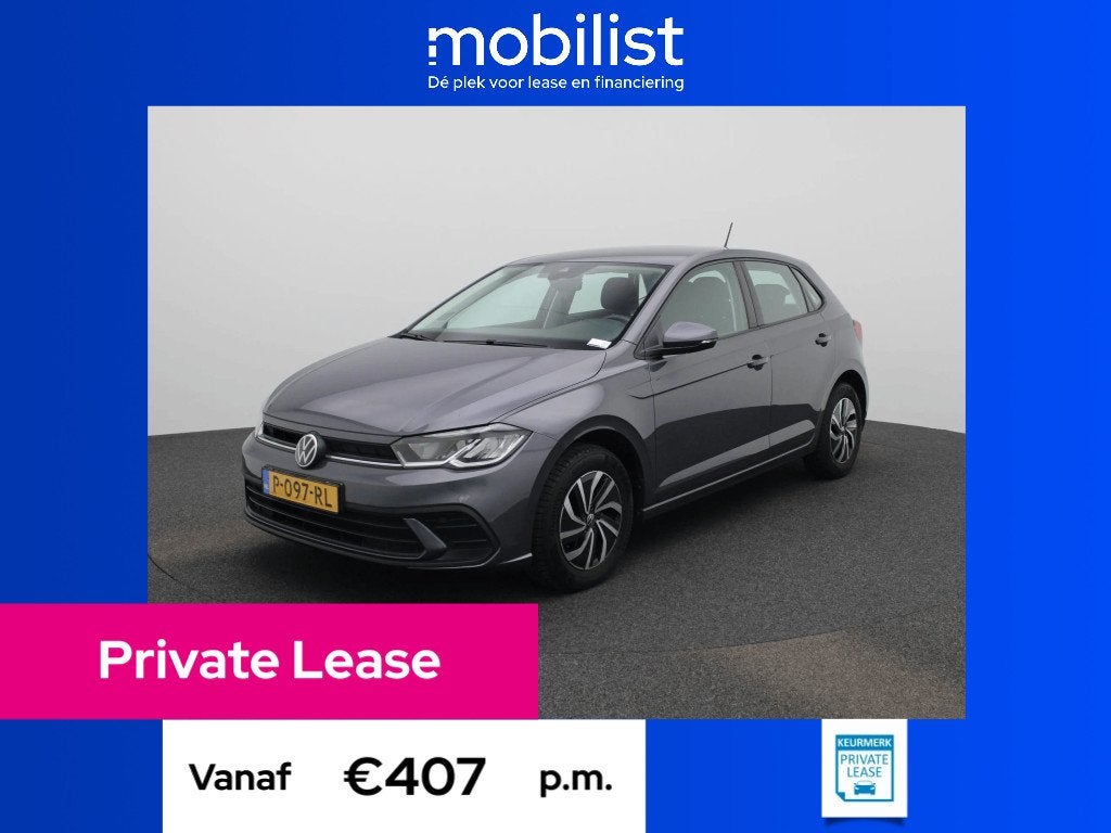 Volkswagen Polo 1.0 TSI Life 95 PK| (bj 2022), Private lease, Gebruikt, 1072 kg, 49 €/maand