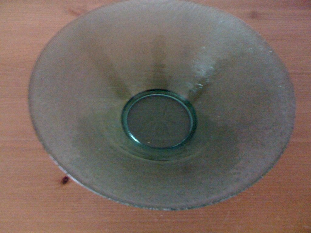 Groene schaal, Huis en Inrichting, Schaal, Rond, Ophalen of Verzenden, Glas