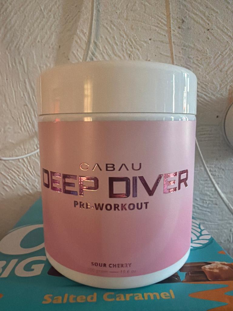 Cabau Deep Diver Pre-Workout - Sour Cherry, Ophalen of Verzenden, Nieuw