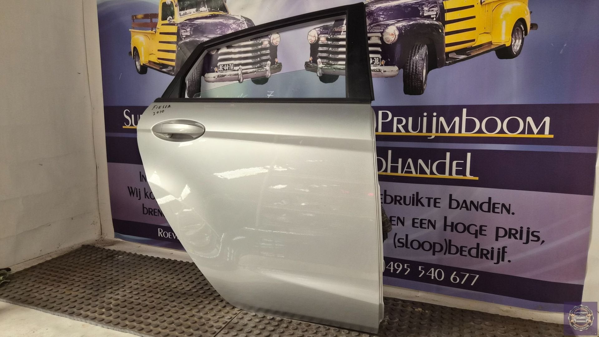 Deur 4Deurs rechts-achter van een Ford Fiesta 6 JA8 grijs 7, Gebruikt, Deur, Info@ford.com, Achter
