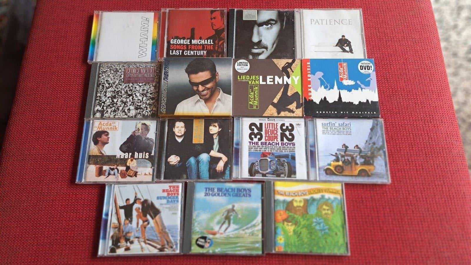 Cd's Beach Boys, George Michael, Acda & de Munnik, Ophalen of Verzenden