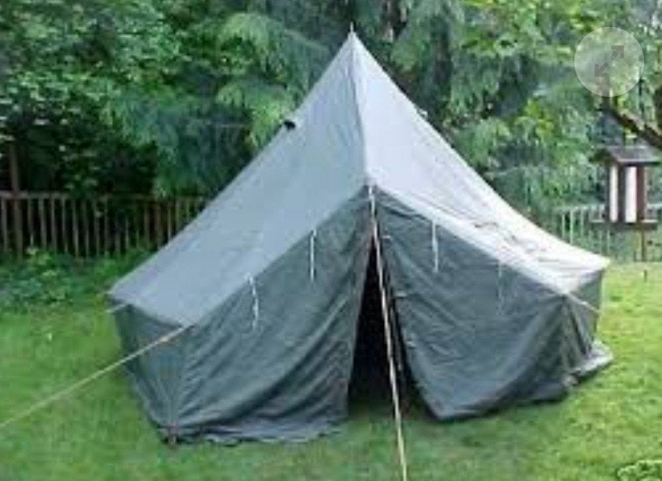 Originele US Legertent Hexagonale, Caravans en Kamperen, Tenten, Ophalen