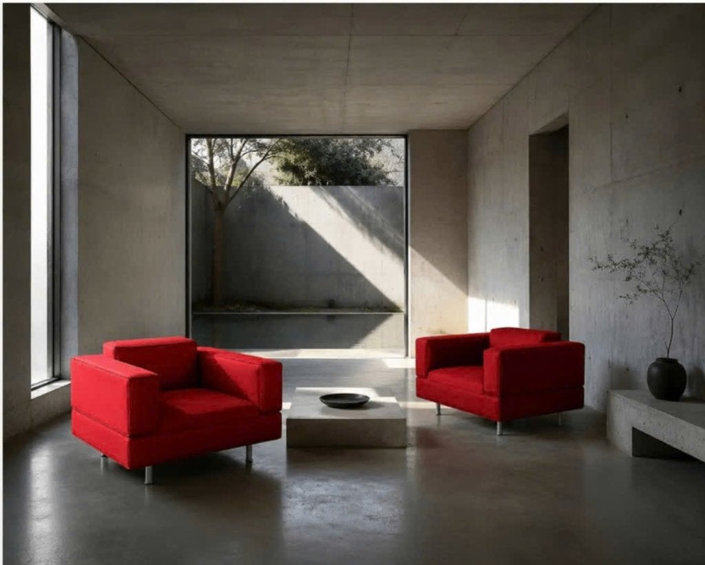 Cassina Reef Fauteuils Piero Lissoni Design 2001, Metaal, Klassiek, Tijdloos Geometrisch Bauhaus Italiaans Design, 75 tot 100 cm