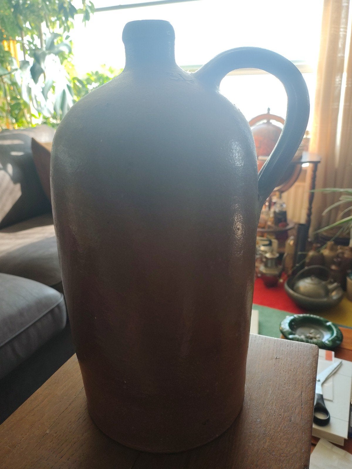 Greskruik / Steengoed Kruik (3 Liter) – Ca. 1900, Ophalen of Verzenden