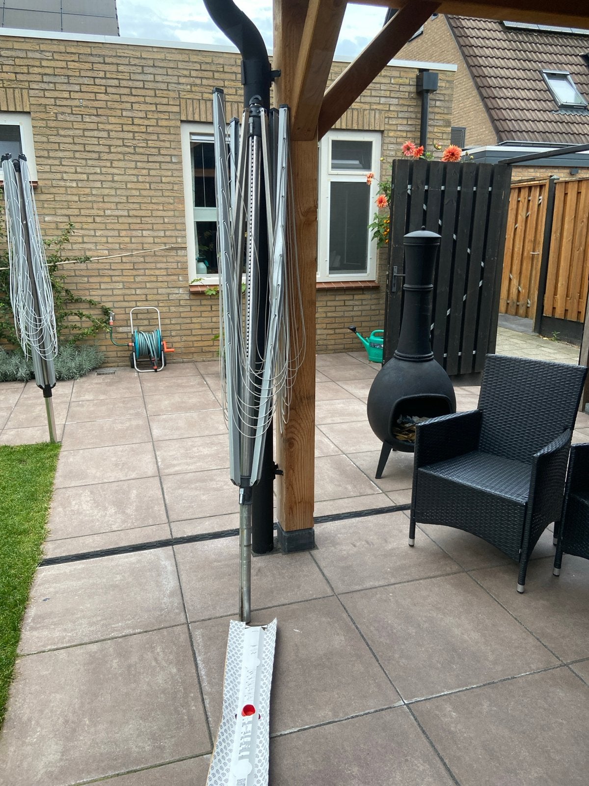 droogmolen met ( nieuw) grondanker, Ophalen, Gebruikt, Droogmolen