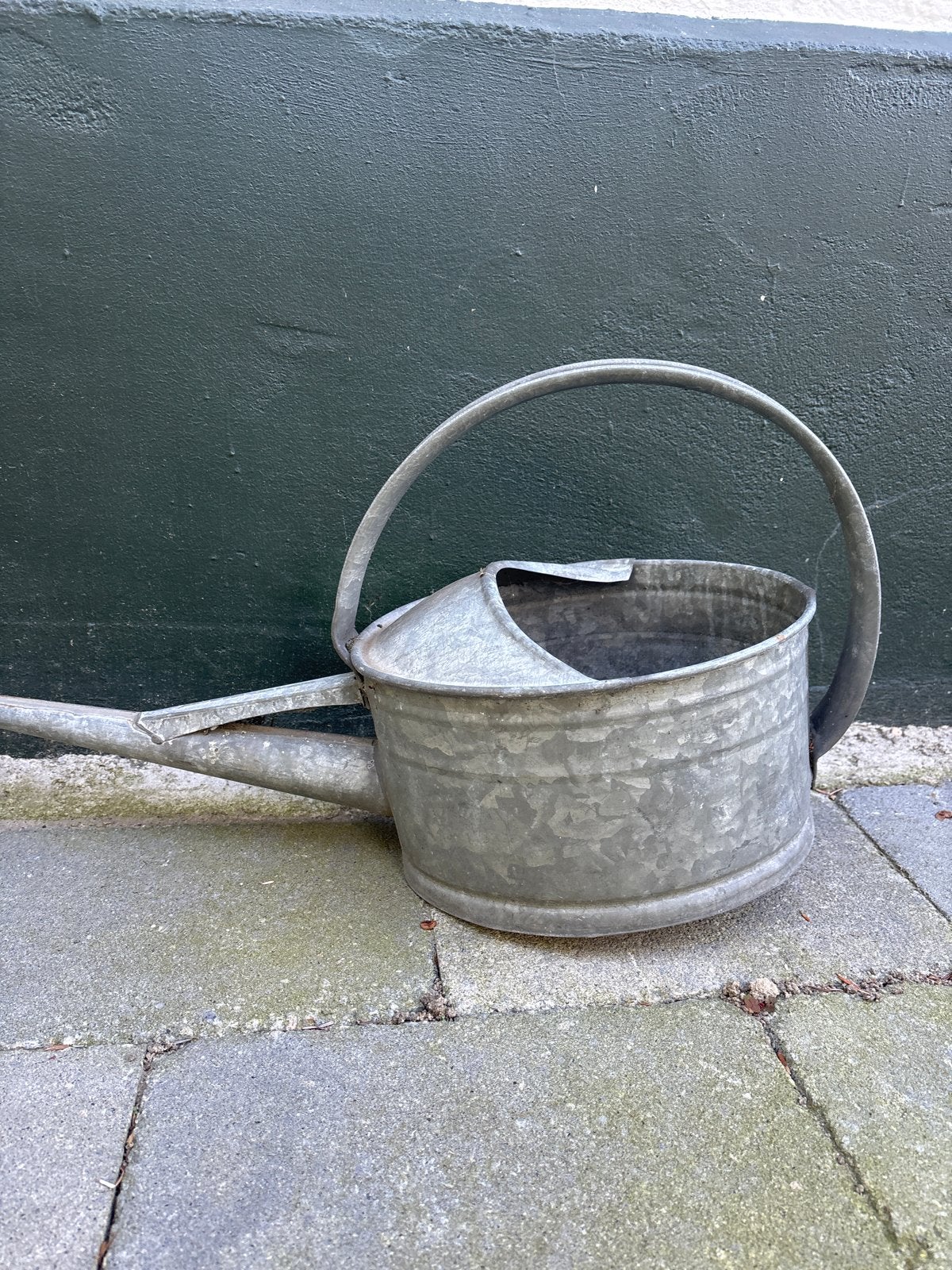 Zinken gieter - Decoratief (niet waterdicht) brocante, Ophalen of Verzenden, Gebruikt, Metaal