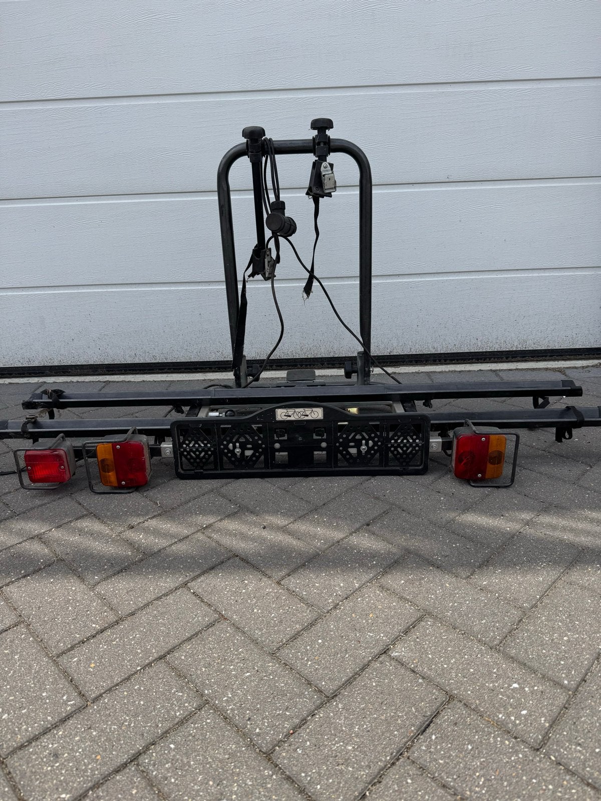 Stevige trekhaak fietsendrager voor 2 fietsen, Ophalen, 2 fietsen, Gebruikt, Trekhaakdrager