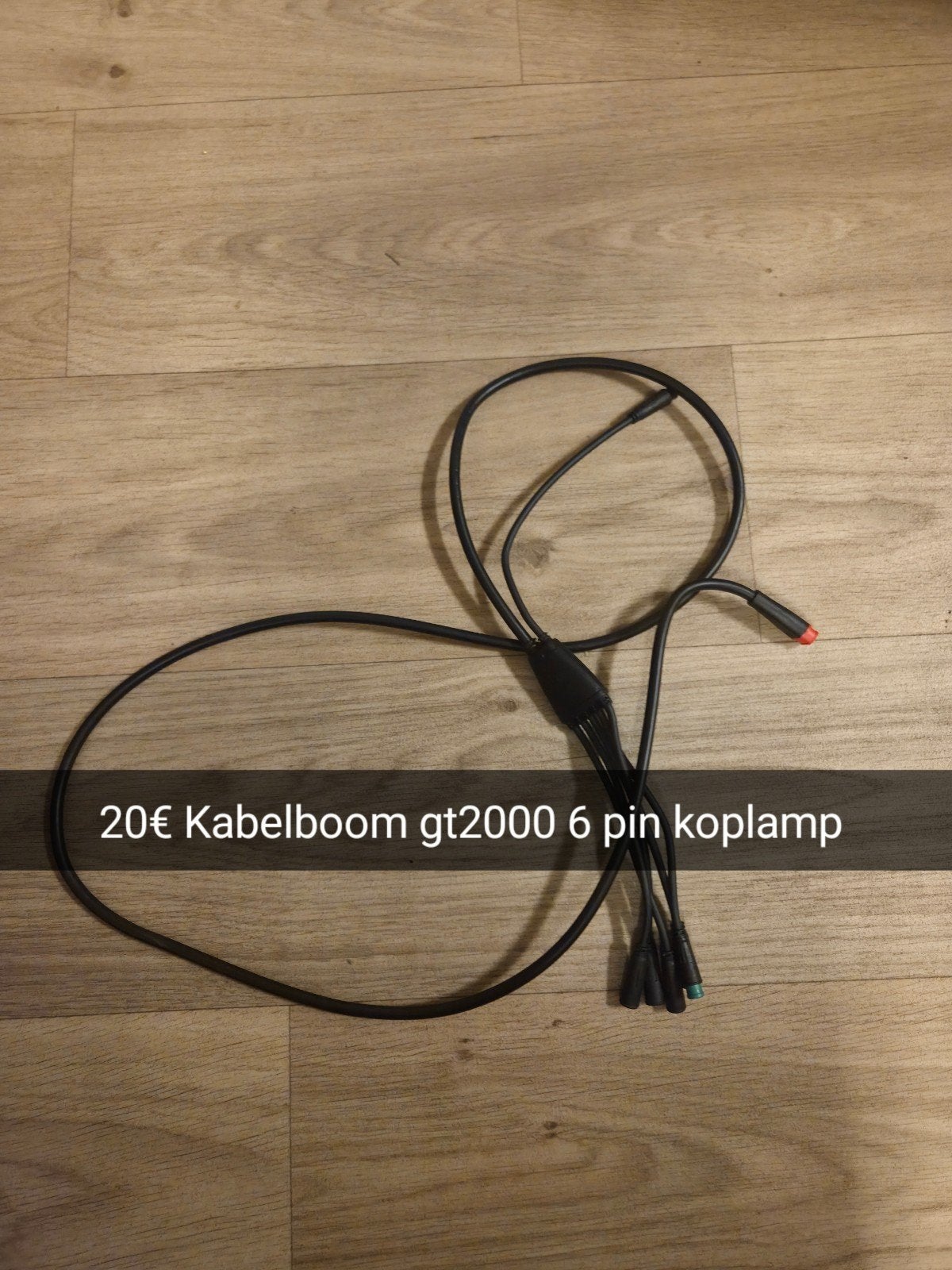 Fatbike/Gt2000 kabelboom 6 pin koplamp, Fietsen en Brommers, Ouxi, Overige materialen, Overige typen, Ophalen of Verzenden