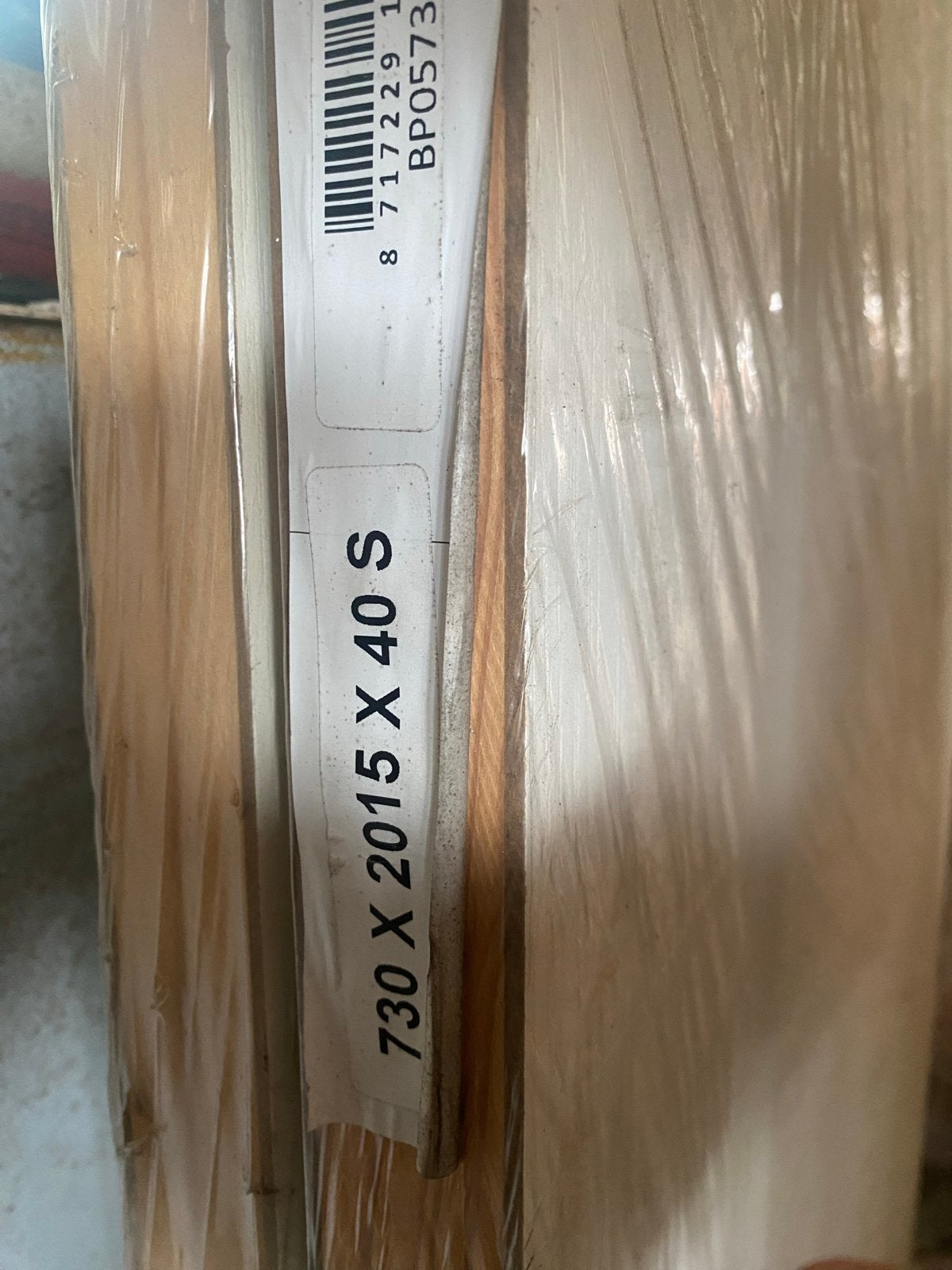 Nieuwe binnendeur 830x2015x40 mm, Doe-het-zelf en Verbouw, Ophalen, 80 tot 100 cm, Binnendeur, Nieuw