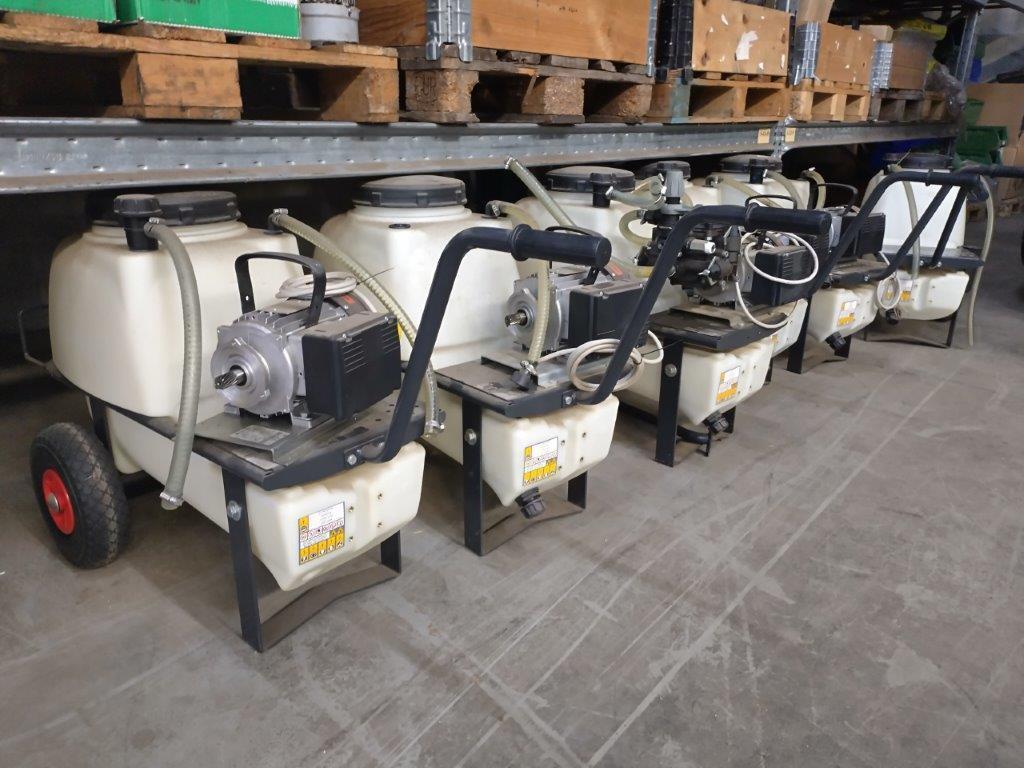 Comet motorvatspuit, 50 liter tank, 6 stuks, met motor, Ophalen of Verzenden, Nieuw