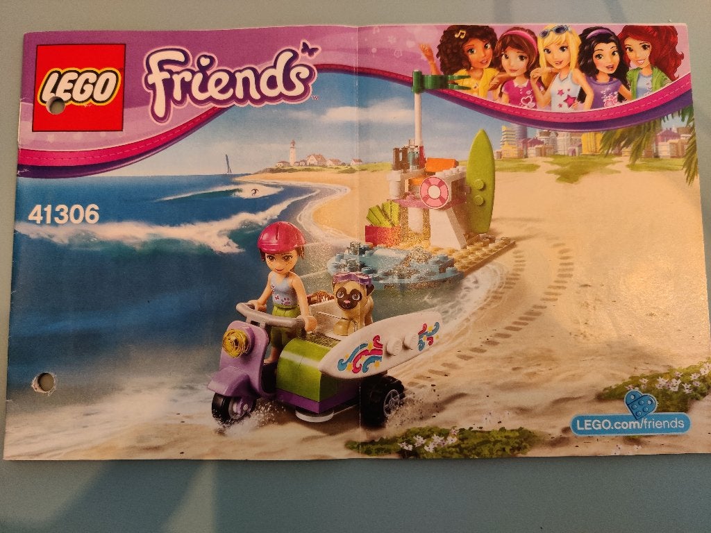 LEGO FRIENDS 41306 Mia's Strandscooter, Lego, Friends, Ophalen of Verzenden, Complete set