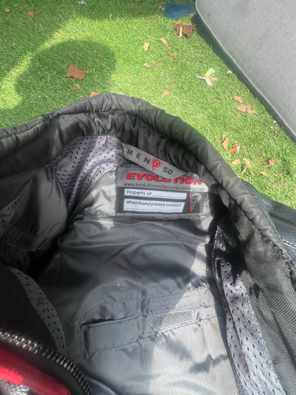 Evolution Pro Sports leren combipak (jas en broek), Motoren, Kleding | Motorkleding, Ophalen of Verzenden, Tweedehands, Heren