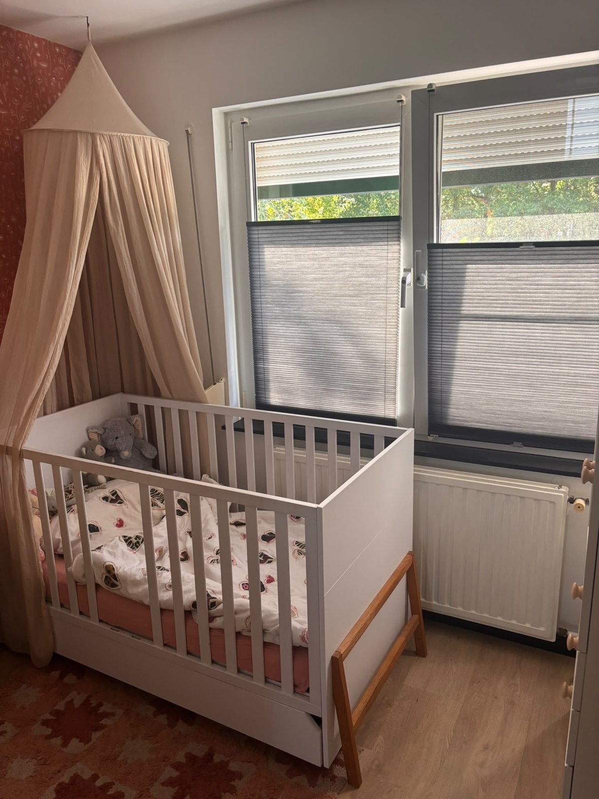 Bopita babykamer set: commode en meegroeibed Anne, Ophalen, Gebruikt, Ledikant