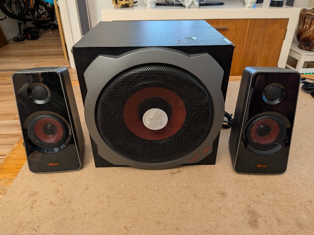 trust pc speaker, Ophalen of Verzenden, Gebruikt, Audiokanaal 2.1, Trust Gaming