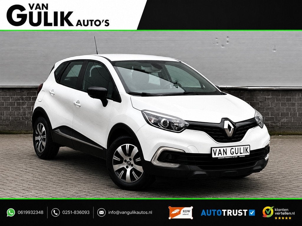 Renault Captur 0.9 TCe Life | Carplay | Cruise control | LED, Voorwielaandrijving, 898 cc, Stof, Gebruikt