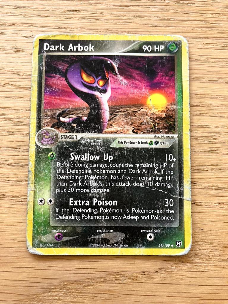 Dark Arbok 29/109 - EX Team Rocket Returns, Hobby en Vrije tijd, Verzamelkaartspellen | Pokémon, Ophalen of Verzenden, Gebruikt