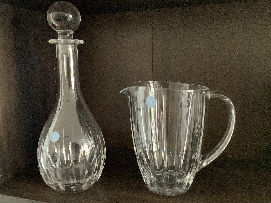 Karaf van kristal, Antiek en Kunst, Ophalen of Verzenden