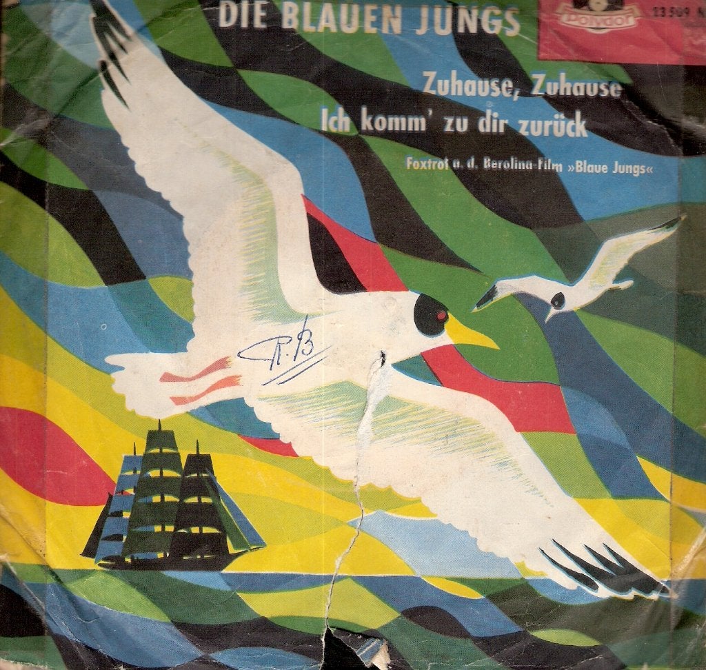 Die Blauen Jungs -Zuhause -1957 heimat- seemannslieder, Ophalen, Gebruikt, Pop