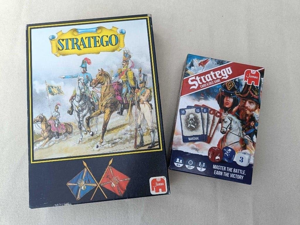Compact versie Stratego 1983 + Stratego Cards, Hobby en Vrije tijd, Gezelschapsspellen | Bordspellen, Ophalen of Verzenden, Gebruikt