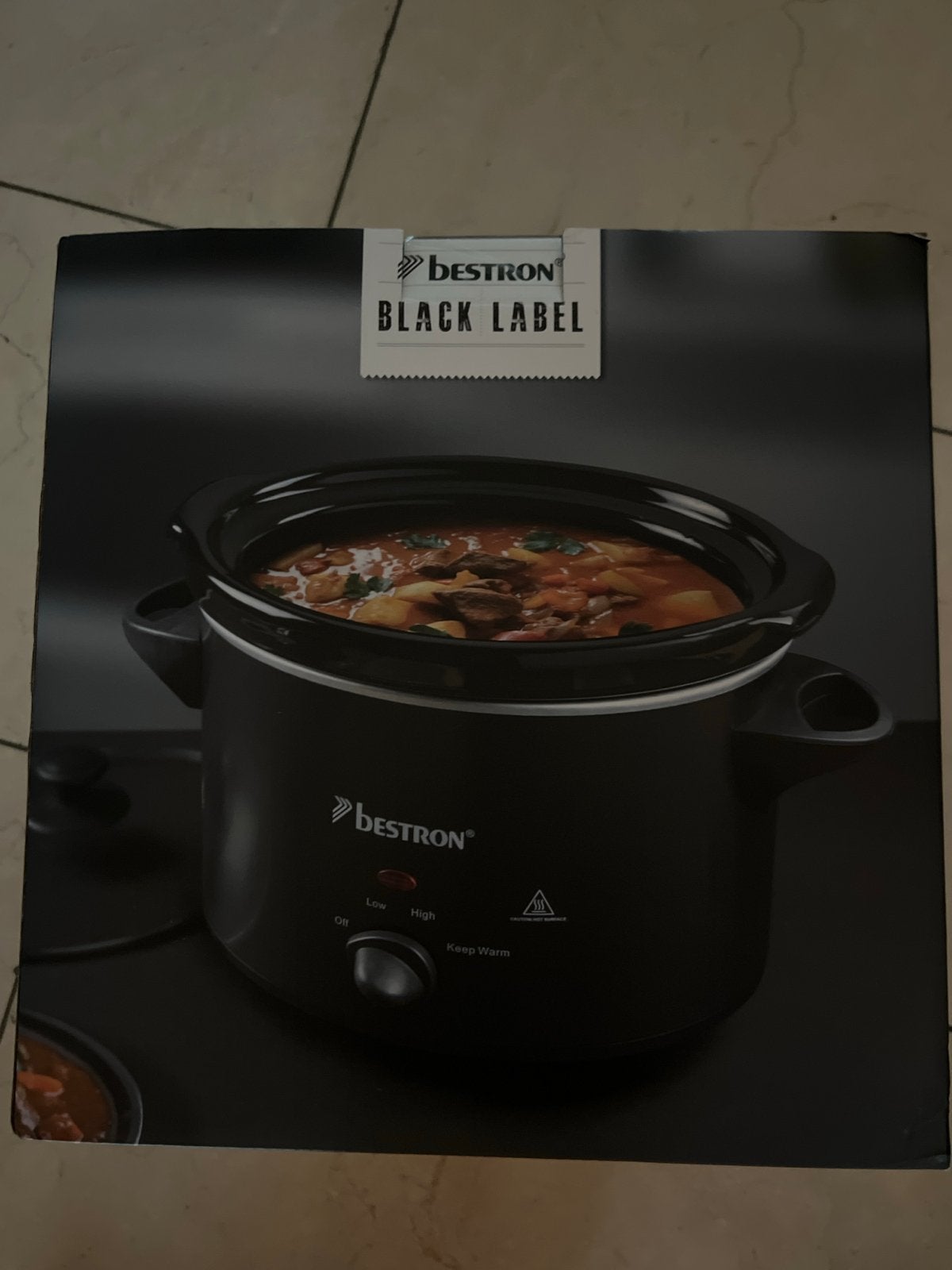 Bestron Black Label Slowcooker KSC350BL 3.5L Nieuw, Ophalen of Verzenden, Nieuw