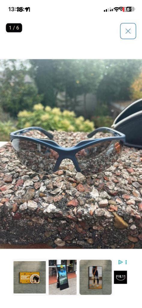 crivit sportbril met verschillende glazen (unisex), Ophalen of Verzenden, Zo goed als nieuw, Overige merken
