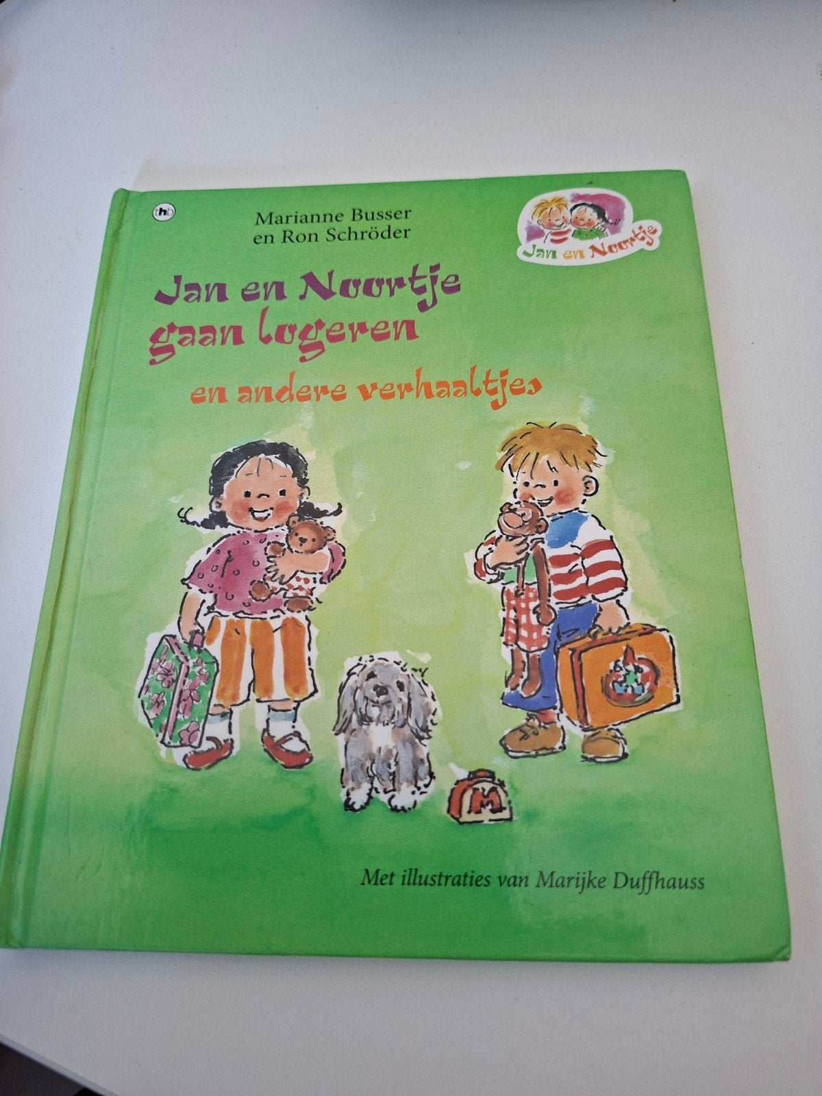 Marianne Busser - Jan & Noortje Gaan Logeren, Boeken, Kinderboeken | Kleuters, Ophalen of Verzenden, Gelezen, Fictie algemeen