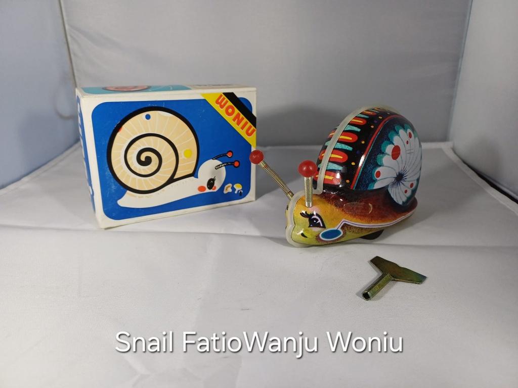 Blikken speelgoed Snail Fatio Wanju Woniu, Ophalen of Verzenden
