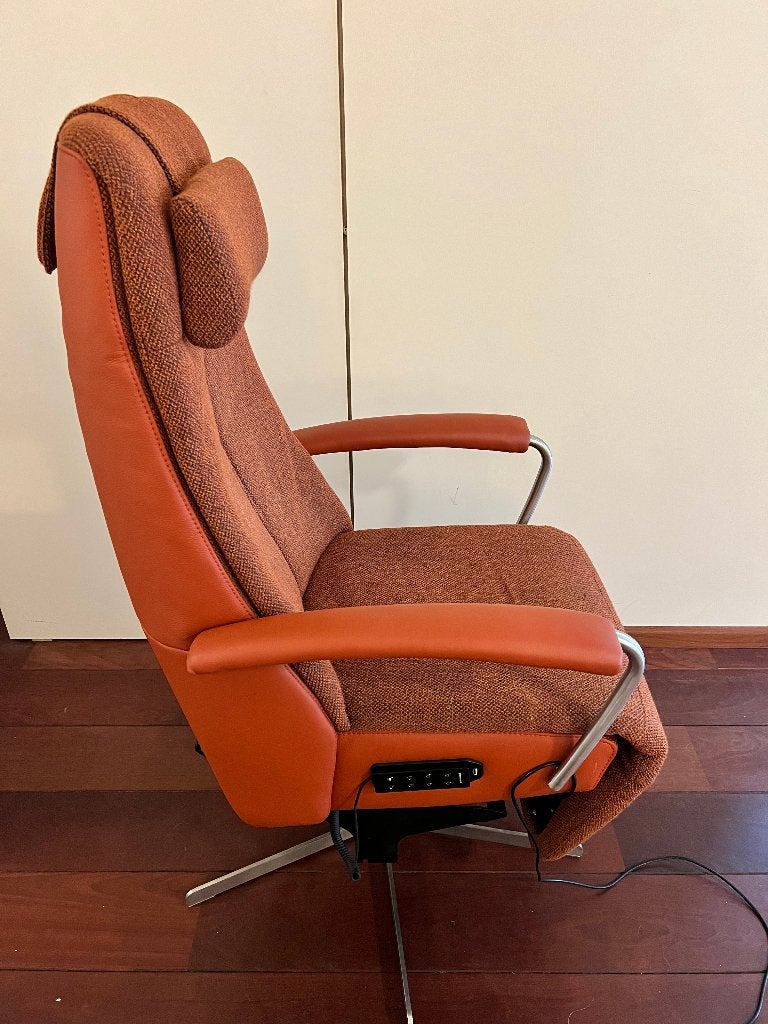 Prominent Sta-op Fauteuil C-100 XXL | Garantie t/m 2027, Ophalen, Leer, 75 tot 100 cm, Zo goed als nieuw