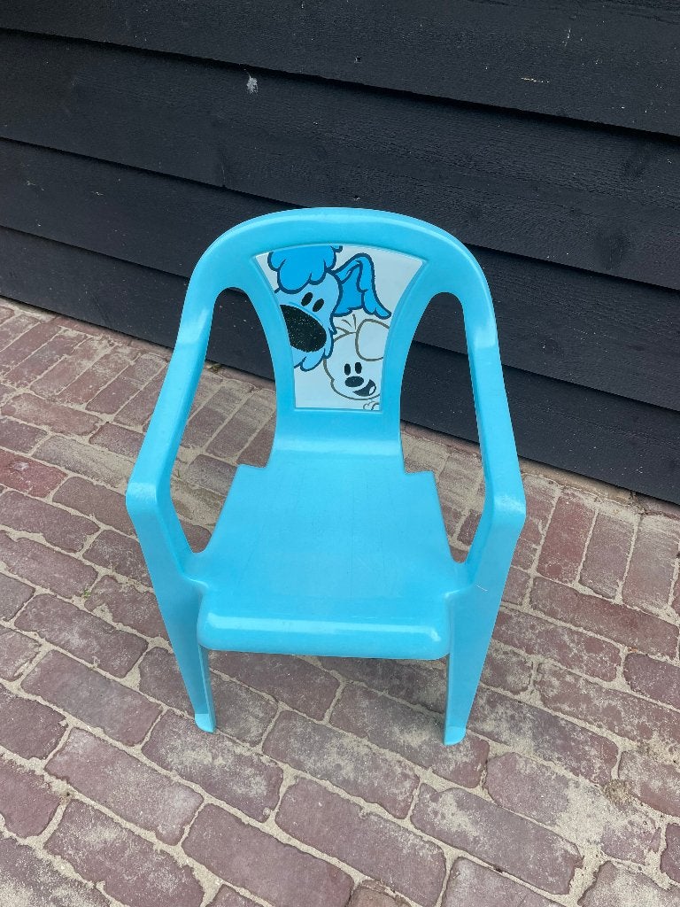 Kinder tuinstoel woezel en pip, Ophalen, Gebruikt