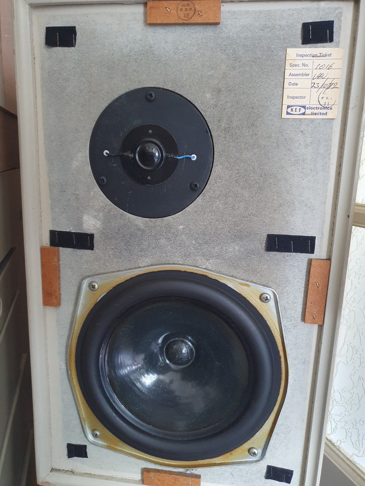 KEF Chorale Vintage Boekenplank Luidsprekers (8 Ohm), Audio, Tv en Foto, Luidsprekers, Ophalen, Gebruikt, KEF, Minder dan 60 watt
