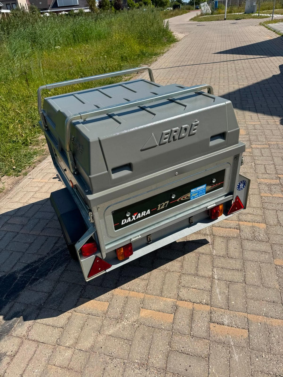 Erde daxara 127 bagagewagen/aanhangwagen *zeer nette staat*, Ophalen, Zo goed als nieuw