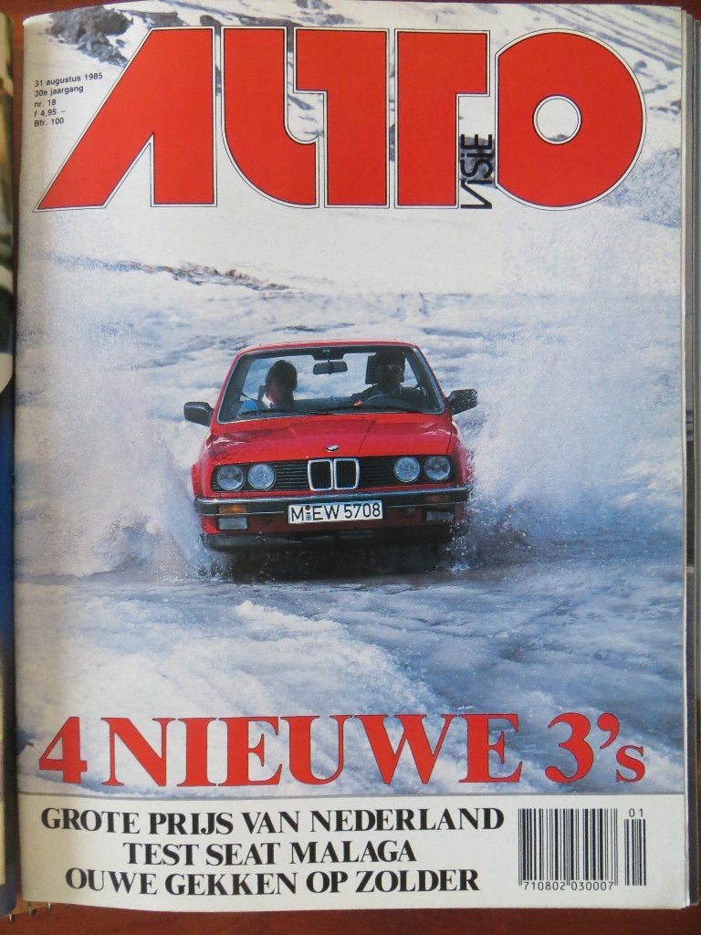 Autovisie 18 1985 Grand Prix, BMW 3-serie, Malaga, Mazda 323, Ophalen of Verzenden, Nieuw, BMW