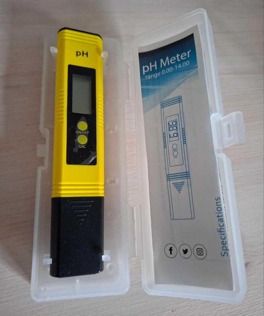 Nieuwe Digitale PH Meter 0.00-14.00 - Nauwkeurig & Compact, Ophalen of Verzenden, Nieuw, Vocht of Vloeistof