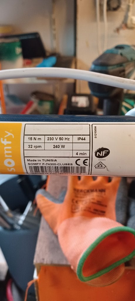 SOMFY "snelle" motor32 RPM !!!, Overige kleuren, 200 cm of meer, Ophalen of Verzenden, Zo goed als nieuw