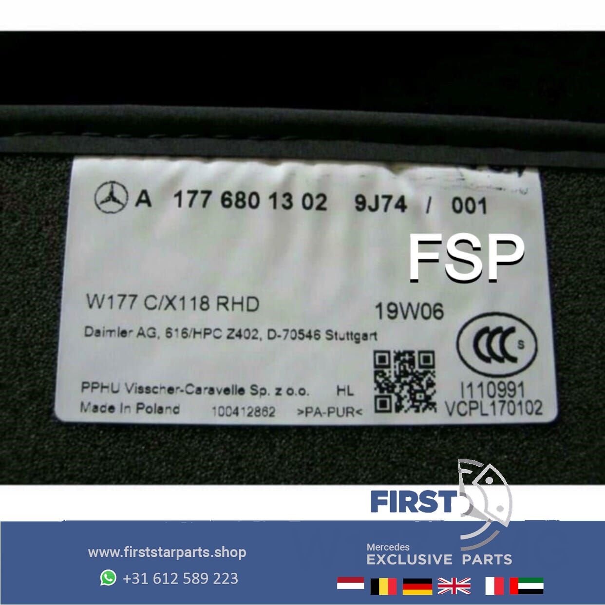 W177 AMG VLOERMATTEN Mercedes A Klasse A35 A45 2018-2021, Gebruikt, -, Ophalen of Verzenden, -