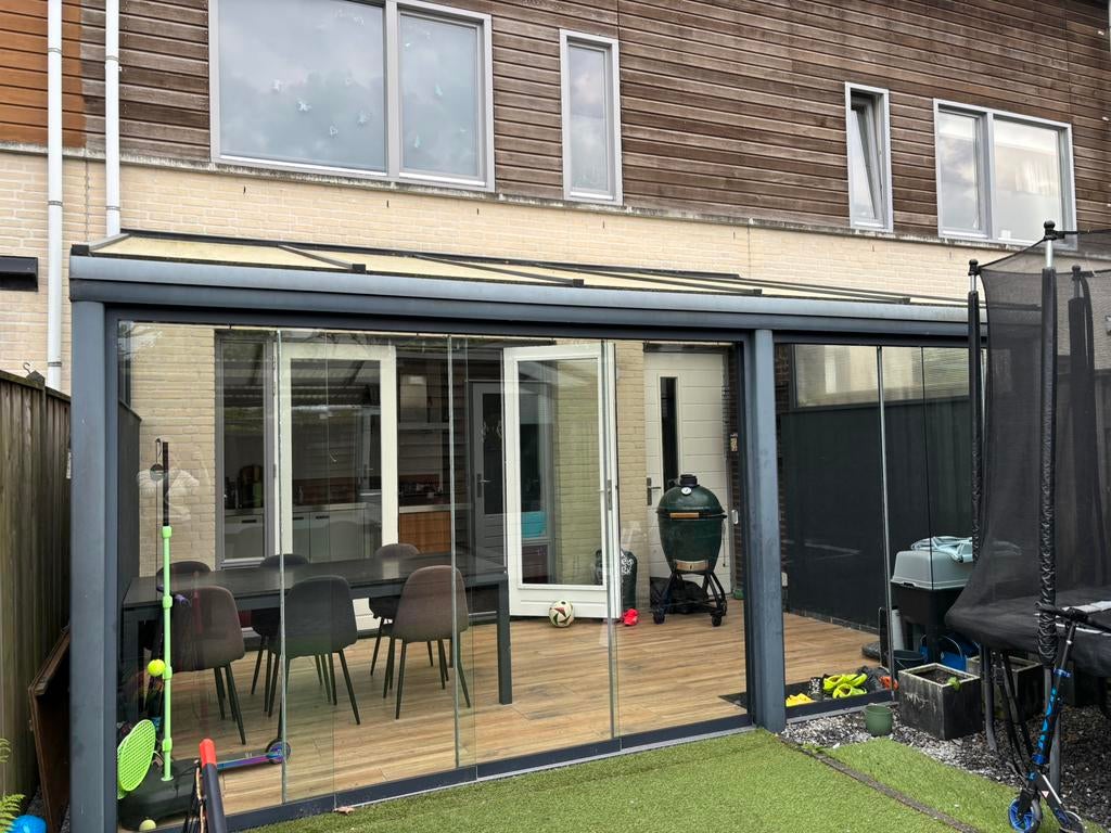 Terrasoverkapping OL110 ambiance zonwering, Tuin en Terras, Overkappingen, Ophalen, Gebruikt, Veranda