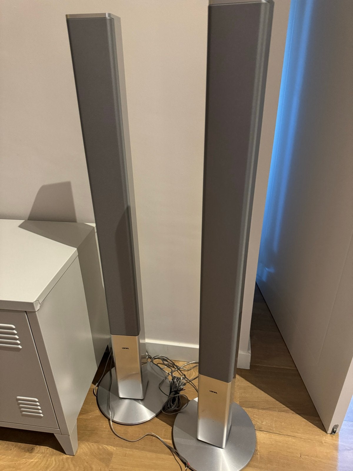 Loewe vloerstaande luidsprekers met subwoofer, Audio, Tv en Foto, Luidsprekers, Vloerstaande luidspreker, Gebruikt, Geschikt voor surround/home cinema