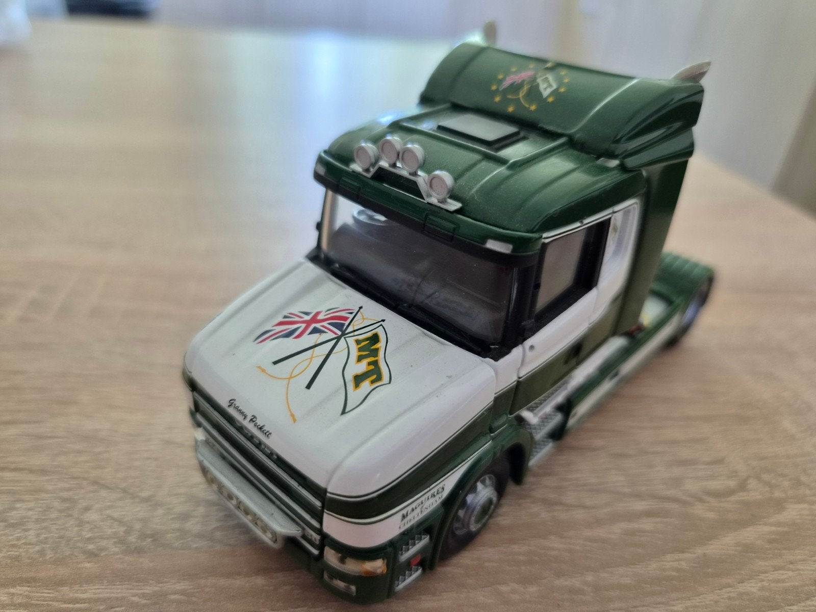 Scania t truck mt, Hobby en Vrije tijd, Modelauto's | 1:50, Tekno, Zo goed als nieuw, Tekno, Bus of Vrachtwagen