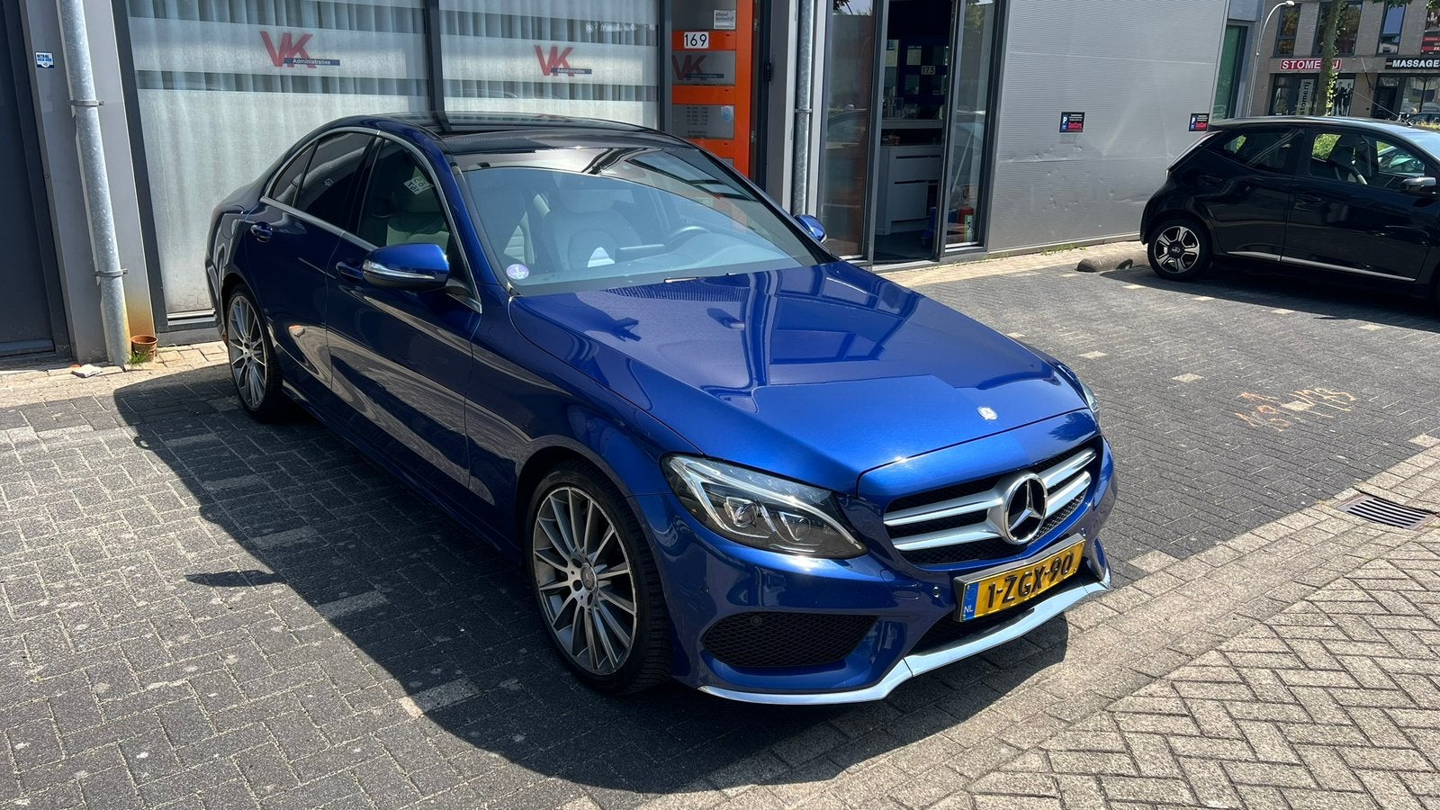 Mercedes-Benz C-Klasse 2.0 C250 Sedan AUT 2015 Blauw, Auto's, Automaat, 1800 kg, Blauw, Particulier