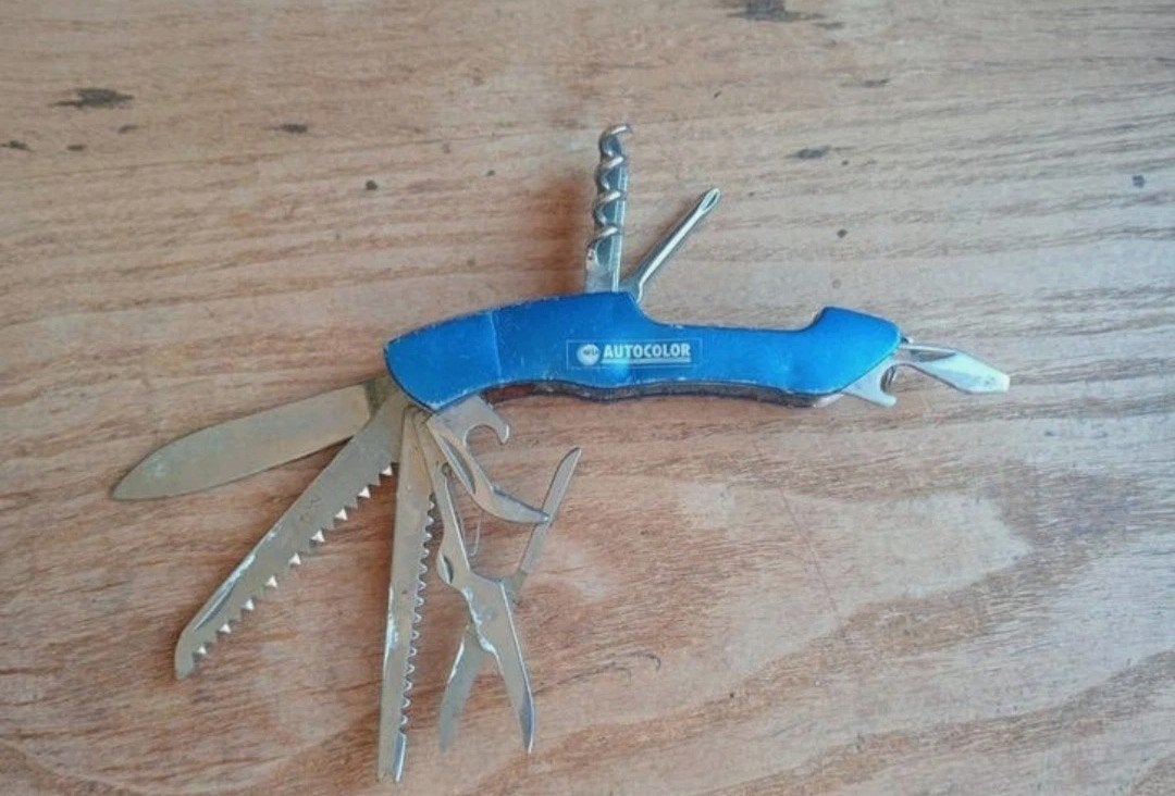 Zakmes 11 delig, Ophalen of Verzenden, Gebruikt