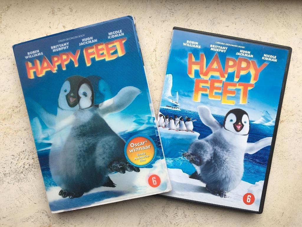 Happy Feet DVD met 3D Cover, Cd's en Dvd's, Dvd's | Tekenfilms en Animatie, Europees, Tekenfilm, Ophalen of Verzenden, Zo goed als nieuw