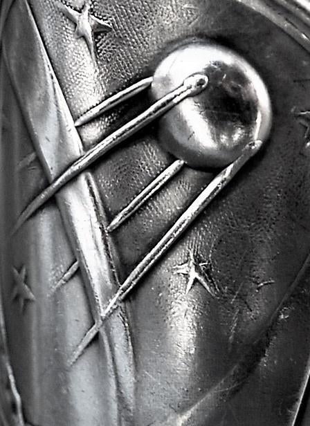 Spoetnik Russisch thee Glashouder Podstakannik CCCP, Antiek en Kunst, Ophalen of Verzenden