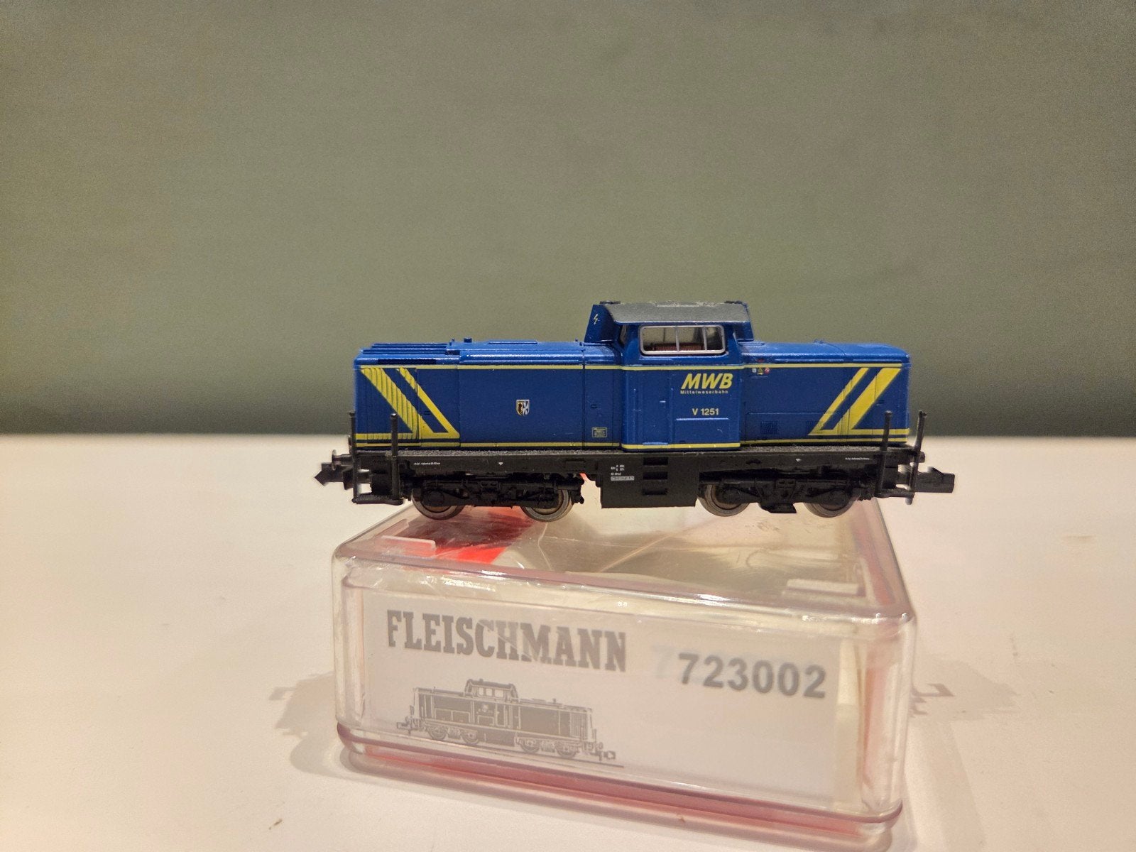Fleischmann MWB V100 723002, Ophalen of Verzenden, Gelijkstroom, Locomotief, Fleischmann
