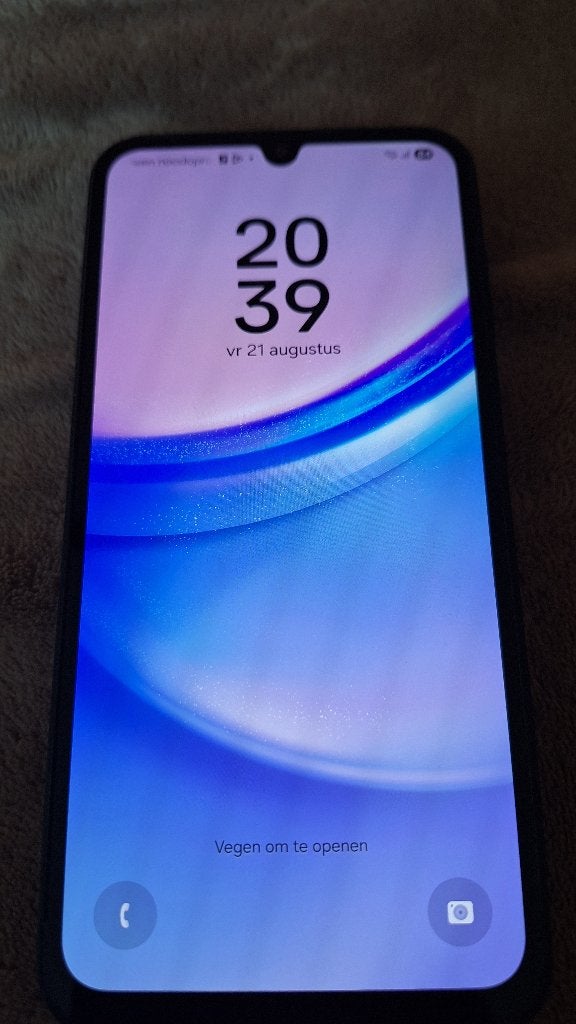 Samsung a-15, Telecommunicatie, Mobiele telefoons | Samsung, Ophalen, Gebruikt, Blauw, Touchscreen