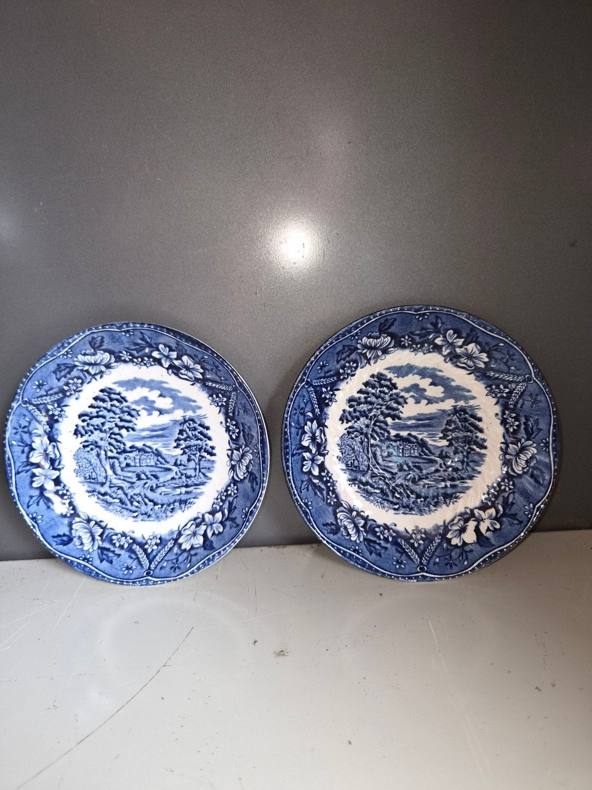Set van 2 Old Castle Barratts Staffordshire borden, 14,5 cm, Ophalen of Verzenden